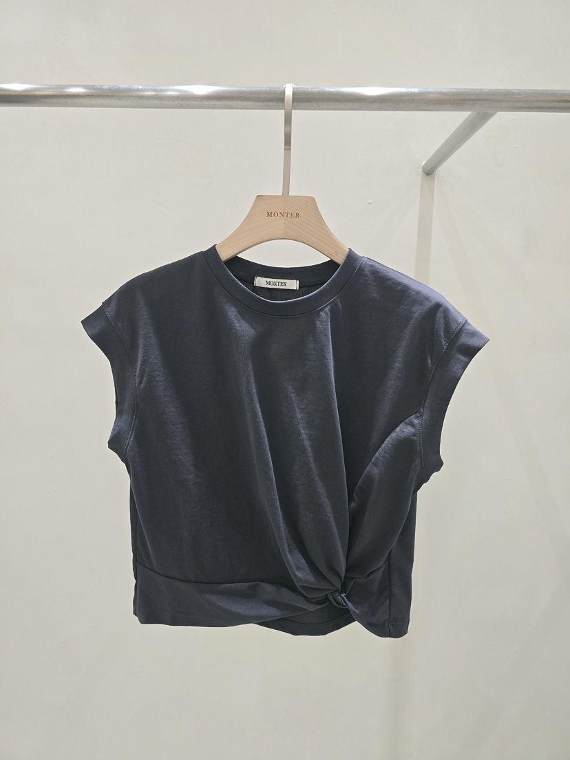 MONTER韓國直郵實拍女士新品時尚職業熱賣推薦26春夏休閑T恤MONTERT恤圖色2