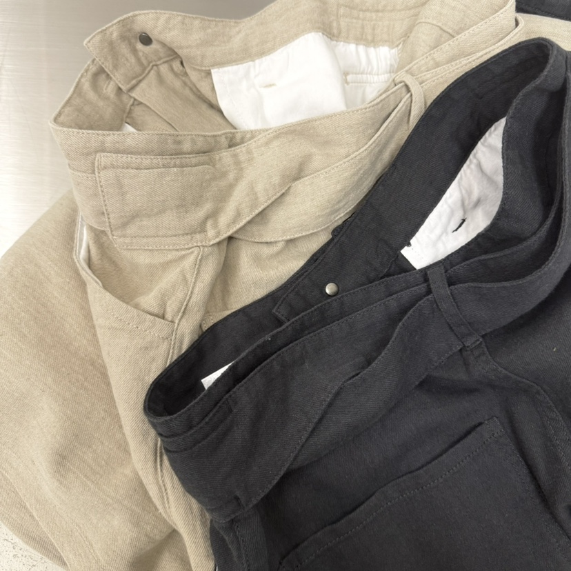 RIVER韓國代購女裝新品26春夏推薦人氣時尚休閑褲含腰帶棉WATER/RIVER休閑褲