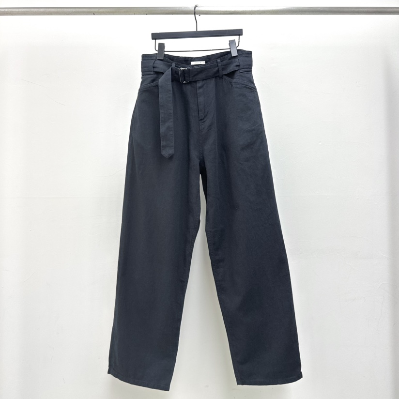 RIVER韓國代購女裝新品26春夏推薦人氣時尚休閑褲含腰帶棉WATER/RIVER休閑褲圖色2