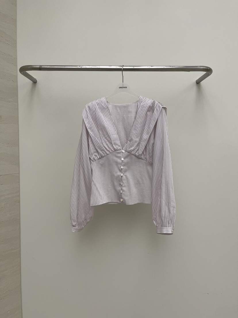 ATMOSPHERE韓國東大門直郵女裝新款26春夏人氣襯衫蕾絲衫ATMOSPHERE/BLING襯衫/蕾絲衫圖色2