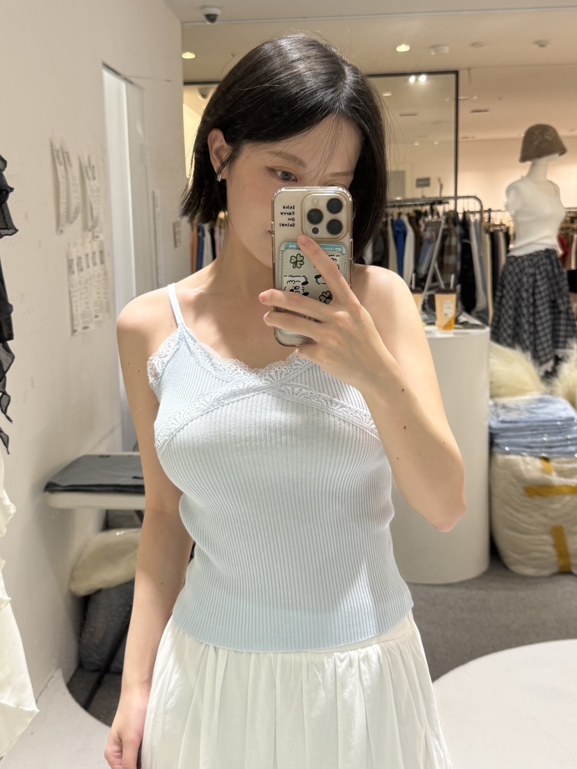 FABRIC韓國東大門直郵女裝新款熱賣人氣推薦26春夏吊帶背心FABRIC吊帶/背心