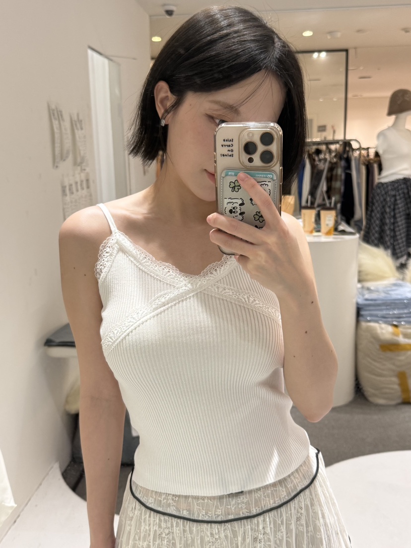 FABRIC韓國東大門直郵女裝新款熱賣人氣推薦26春夏吊帶背心FABRIC吊帶/背心