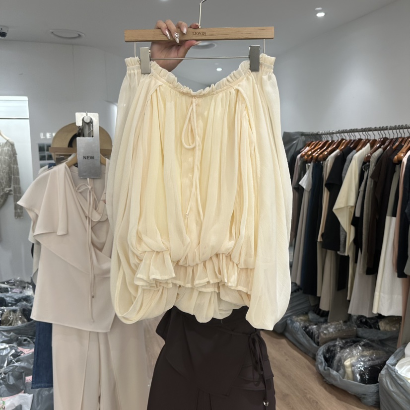 LEWIN韓國東大門代購女士新款熱賣時尚職業26春夏襯衫蕾絲衫LEWIN襯衫/蕾絲衫圖色1