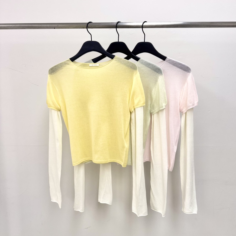 RIVER韓國東大門代購女士新品人氣職業時尚休閑推薦長袖T恤WATER/RIVER長袖T恤