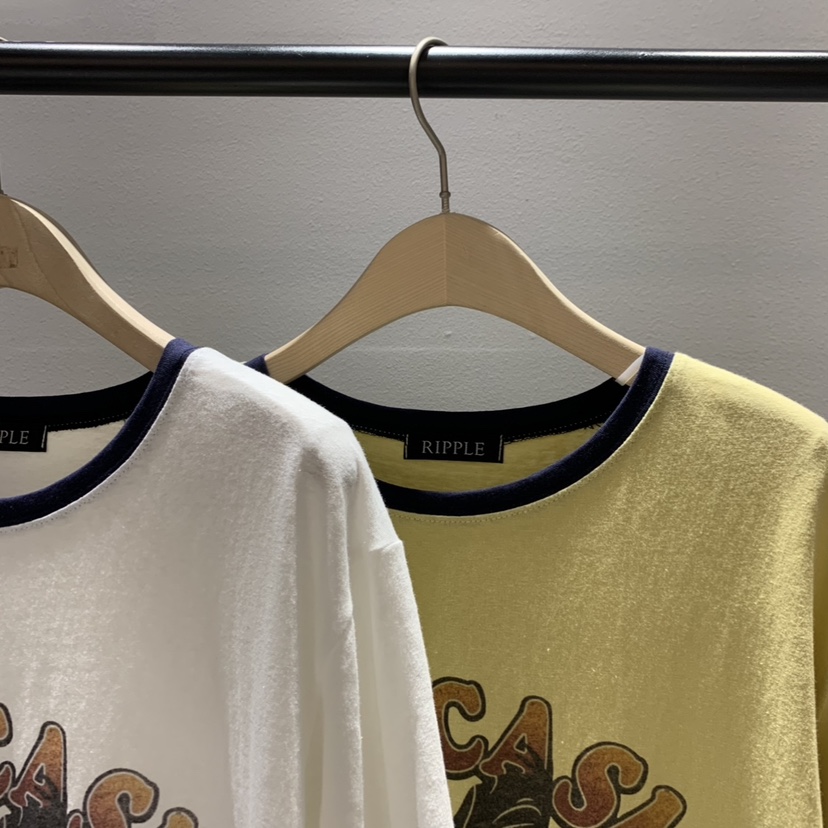 RIPPLE-P韓國直郵女士新款26春夏推薦時尚職業休閑熱賣T恤RIPPLE-PT恤