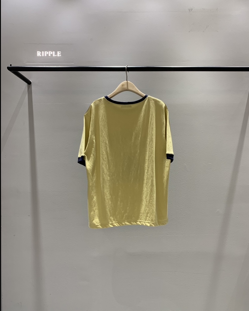 RIPPLE-P韓國直郵女士新款26春夏推薦時尚職業休閑熱賣T恤RIPPLE-PT恤