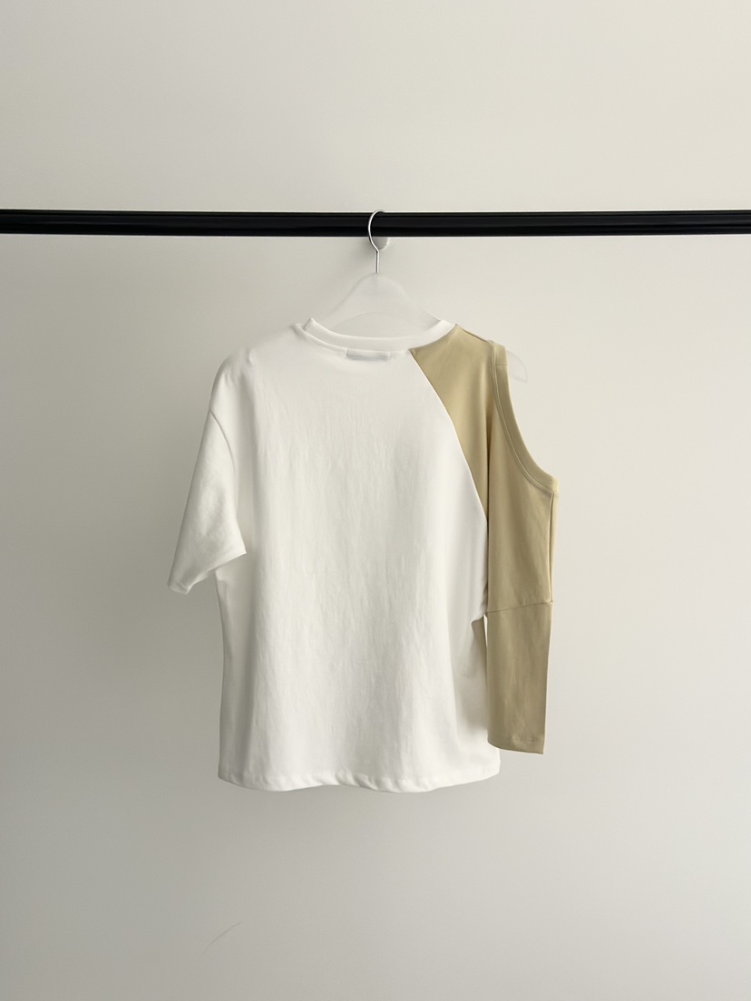 ANDTERRACE韓國直郵實拍女士新品時尚熱賣職業休閑26春夏T恤ANDTERRACET恤