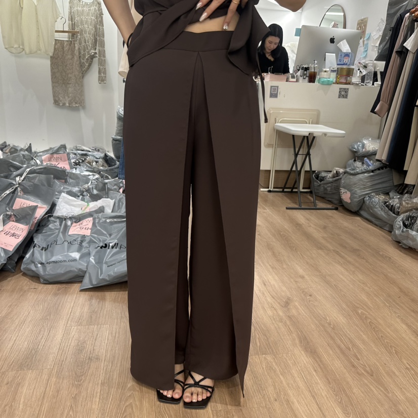 LEWIN韓國代購女裝新款熱賣26春夏職業人氣休閑推薦休閑褲LEWIN休閑褲圖色2