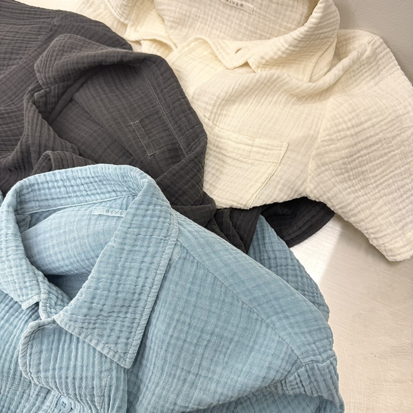 RIVER韓國直郵實拍女士新款熱賣人氣時尚推薦職業襯衫蕾絲衫WATER/RIVER襯衫/蕾絲衫