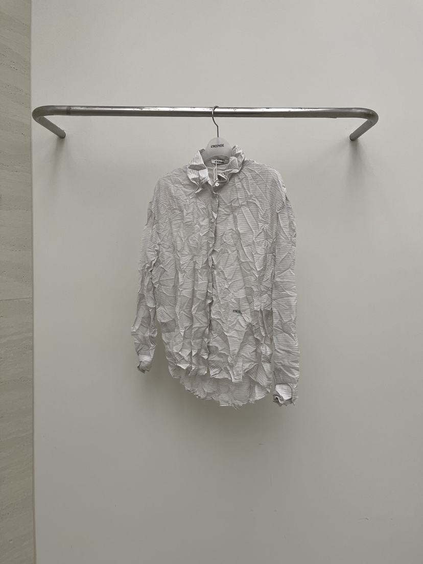 ATMOSPHERE韓國直郵實拍女裝新款職業休閑熱賣襯衫蕾絲衫ATMOSPHERE/BLING襯衫/蕾絲衫圖色1灰色