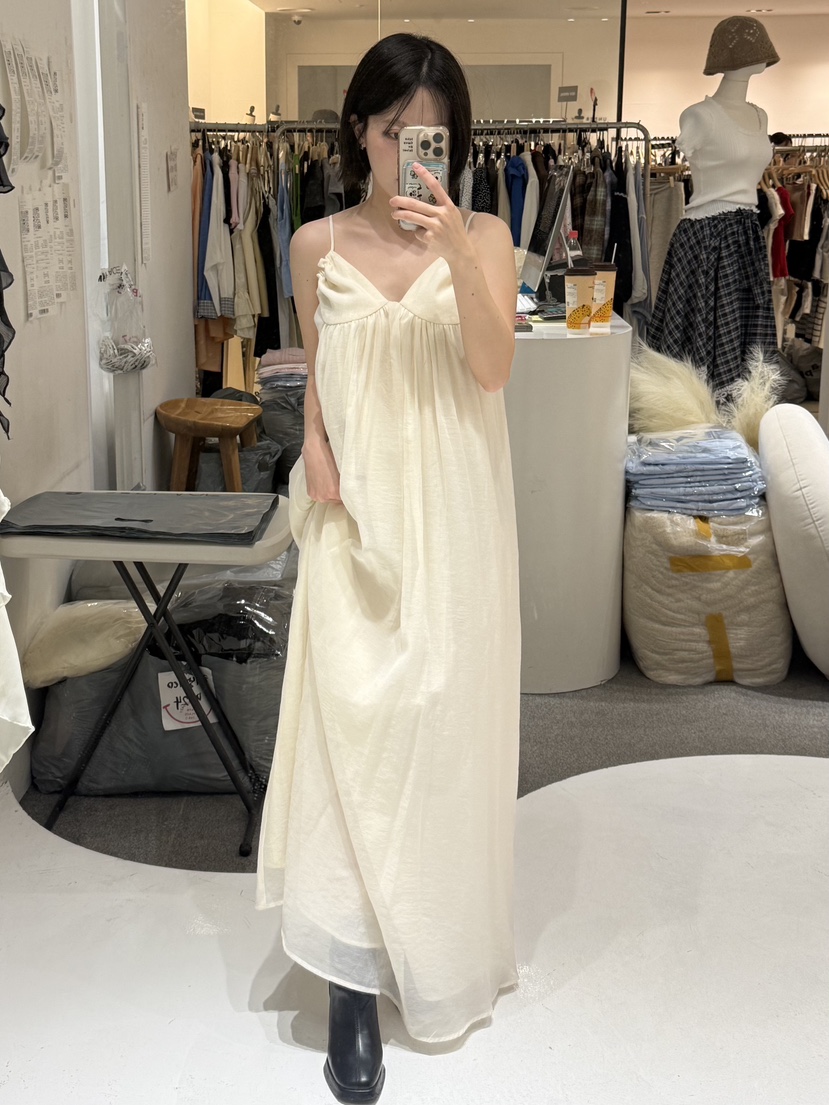 FABRIC韓國代購女士新品26春夏時尚休閑職業人氣推薦連衣裙FABRIC連衣裙