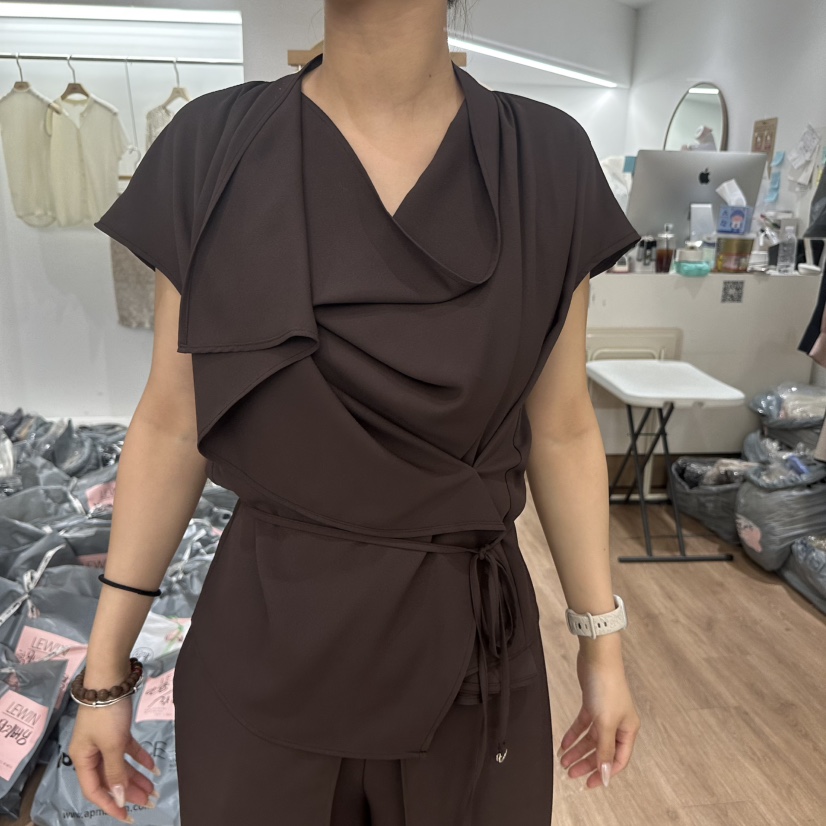 LEWIN韓國直郵女裝新款休閑推薦時尚26春夏人氣襯衫蕾絲衫LEWIN襯衫/蕾絲衫圖色2