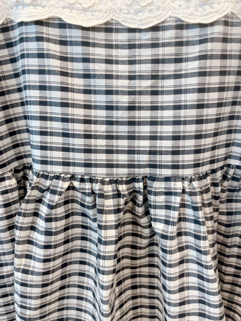 OVE韓國東大門代購女裝新款26春夏熱賣時尚推薦吊帶背心格子OVE吊帶/背心