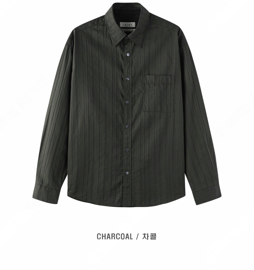 LAINE韓國直郵實拍女士新款26春夏休閑職業推薦襯衫蕾絲衫LAINE襯衫/蕾絲衫圖色1