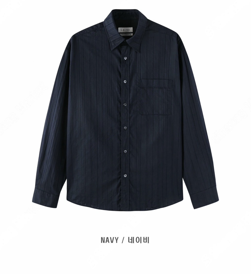 LAINE韓國直郵實拍女士新款26春夏休閑職業推薦襯衫蕾絲衫LAINE襯衫/蕾絲衫圖色2