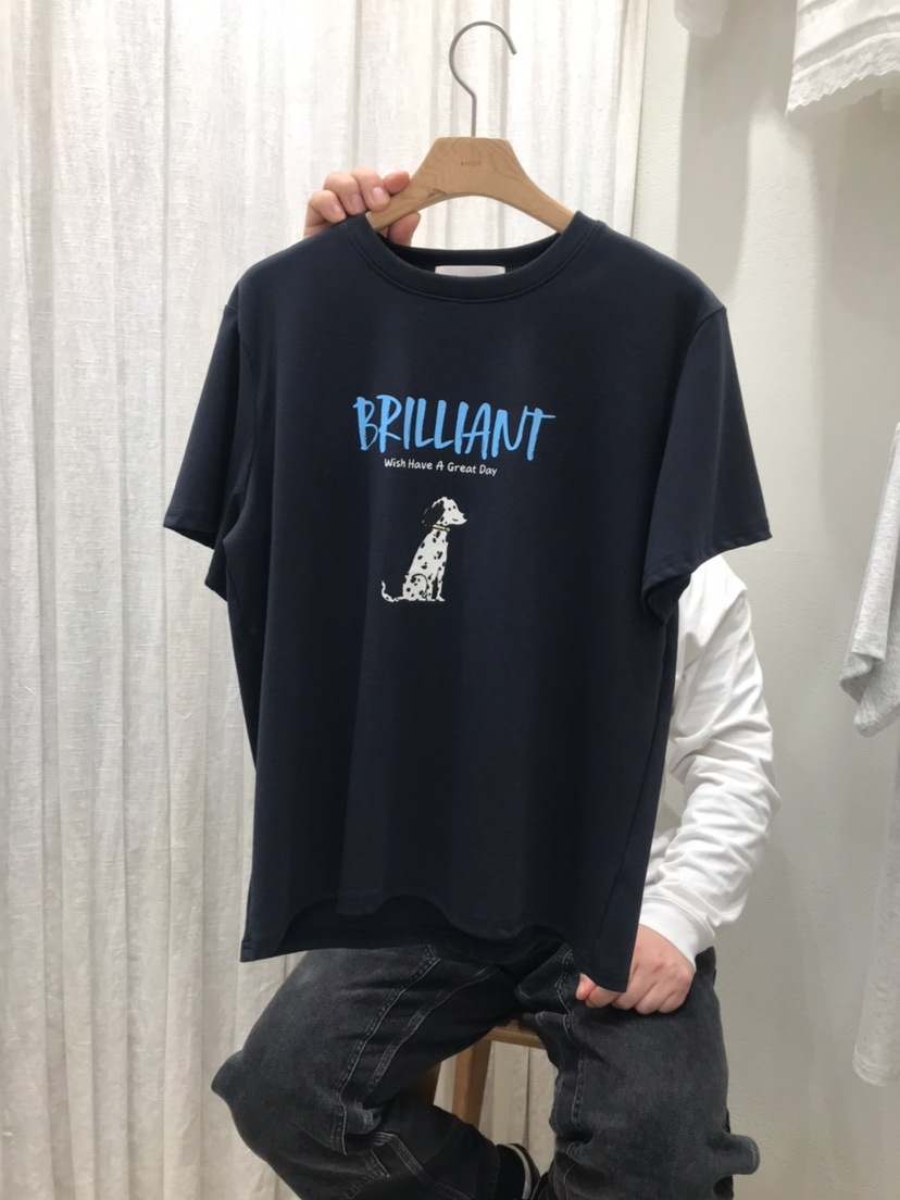 AHOY韓國直郵女士新款26春夏人氣時尚熱賣職業休閑推薦T恤AHOYT恤圖色3