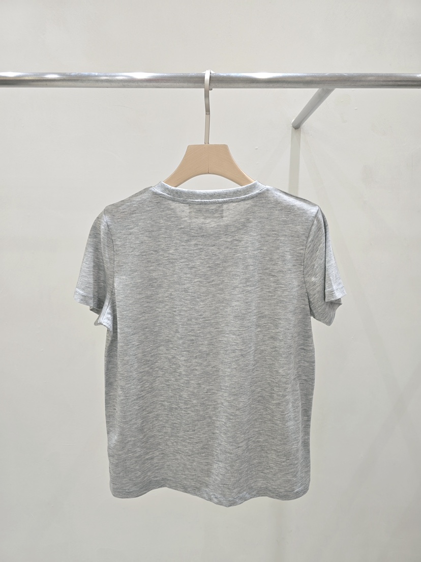 MONTER韓國東大門直郵女裝新品休閑26春夏職業熱賣T恤天絲MONTERT恤