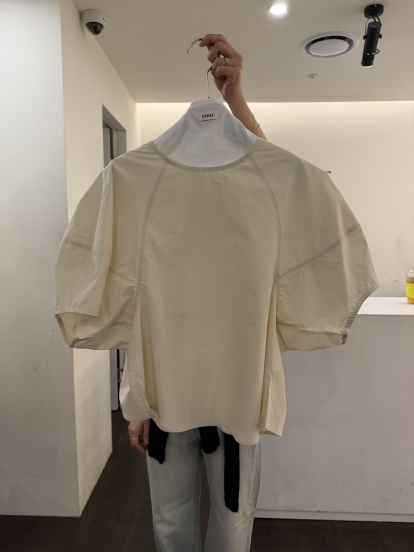 YOUR-P韓國直郵實拍女士新款推薦26春夏時尚熱賣襯衫蕾絲衫YOUR-P襯衫/蕾絲衫圖色2