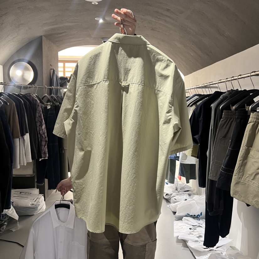 BALLOW韓國東大門直郵女士新款26春夏推薦休閑襯衫蕾絲衫BALLOW襯衫/蕾絲衫