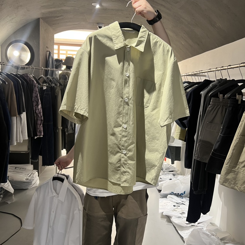 BALLOW韓國東大門直郵女士新款26春夏推薦休閑襯衫蕾絲衫BALLOW襯衫/蕾絲衫圖色1