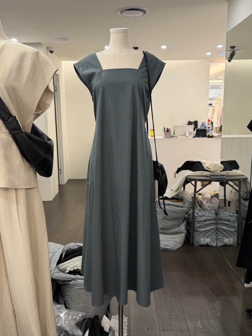 YOUR-P韓國東大門直郵女裝新款職業休閑26春夏連衣裙含腰帶YOUR-P連衣裙圖色4