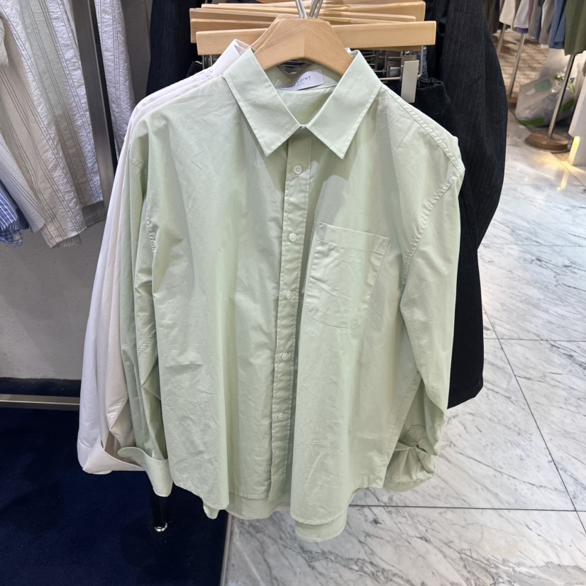 ONEPOINT韓國代購女裝新品時尚26春夏休閑推薦襯衫蕾絲衫ONEPOINT襯衫/蕾絲衫圖色2