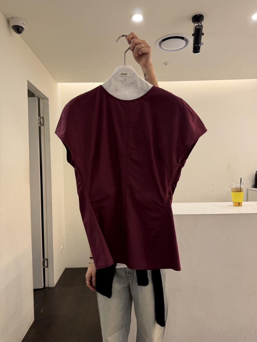 YOUR-P韓國代購女裝新品職業推薦26春夏襯衫蕾絲衫不含腰包YOUR-P襯衫/蕾絲衫圖色2