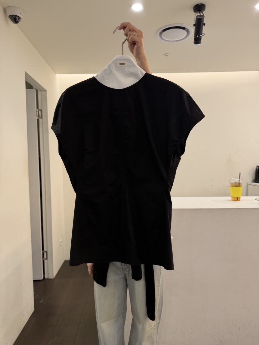 YOUR-P韓國代購女裝新品職業推薦26春夏襯衫蕾絲衫不含腰包YOUR-P襯衫/蕾絲衫圖色3