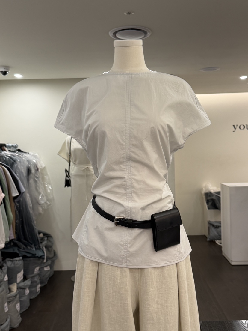 YOUR-P韓國代購女裝新品職業推薦26春夏襯衫蕾絲衫不含腰包YOUR-P襯衫/蕾絲衫圖色4