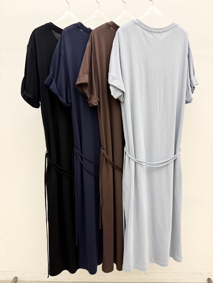 CM韓國東大門代購女士新品人氣推薦休閑職業連衣裙含腰繩CM_centimeter連衣裙