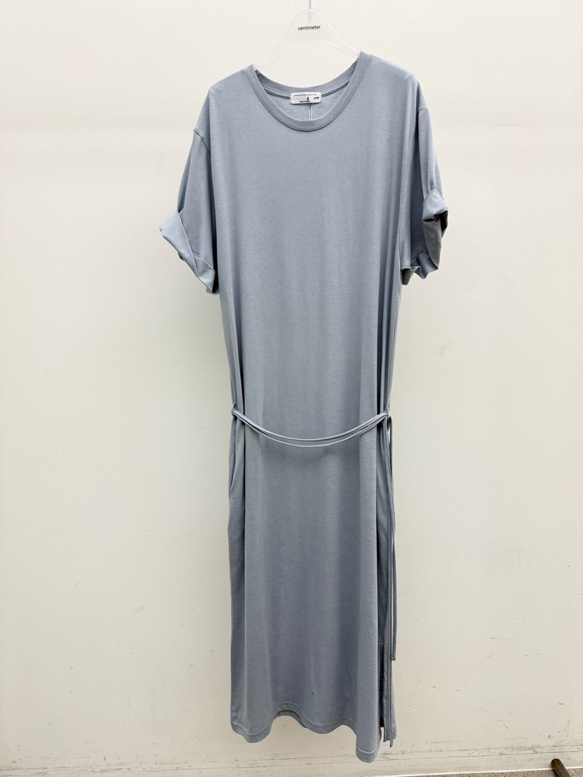 CM韓國東大門代購女士新品人氣推薦休閑職業連衣裙含腰繩CM_centimeter連衣裙圖色1