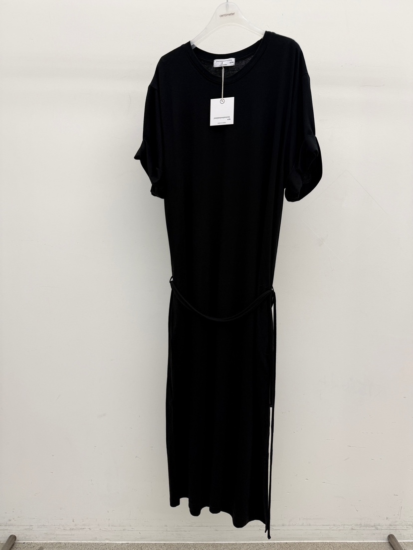 CM韓國東大門代購女士新品人氣推薦休閑職業連衣裙含腰繩CM_centimeter連衣裙圖色4