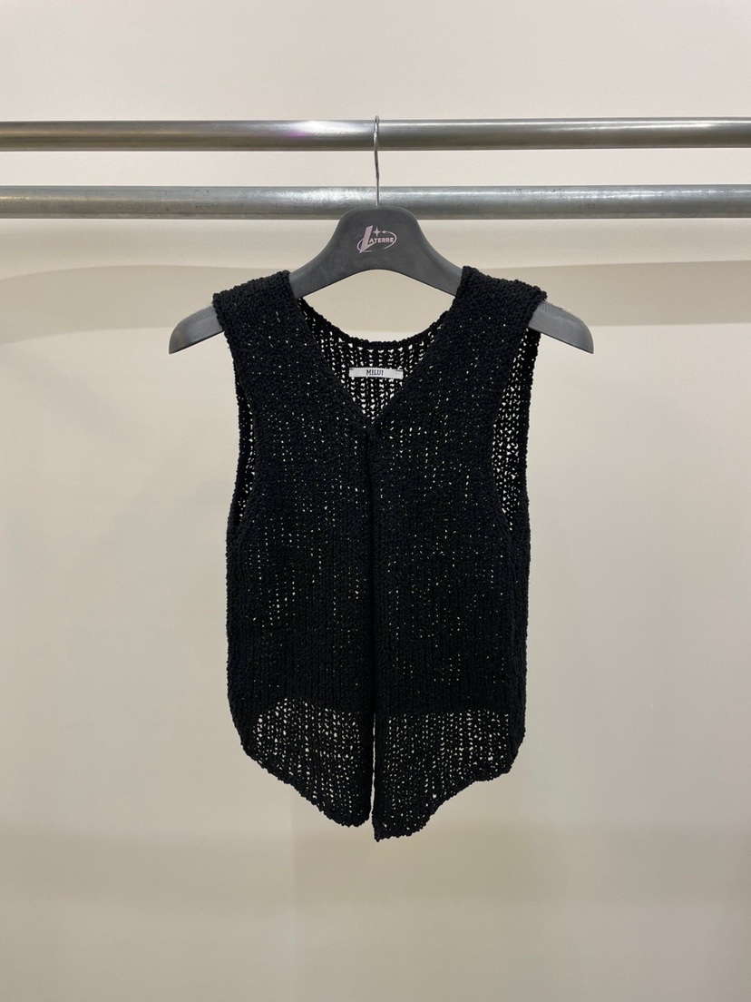 MILUI韓國東大門直郵女裝新品休閑職業時尚熱賣26春夏馬甲MILUI馬甲圖色2