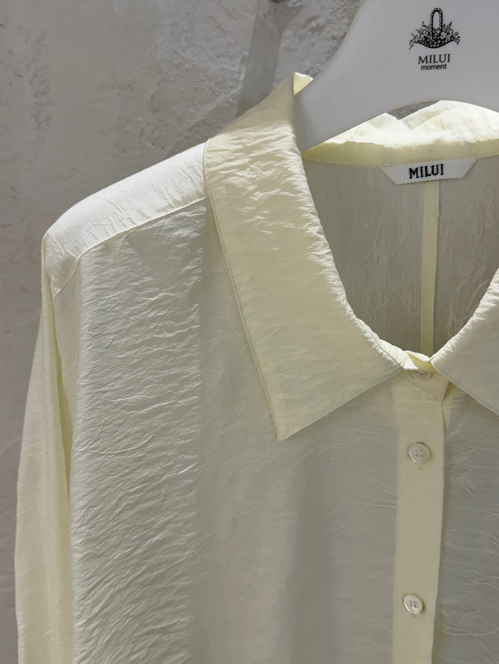 MILUI韓國直郵女士新品熱賣推薦人氣時尚26春夏襯衫蕾絲衫MILUI襯衫/蕾絲衫