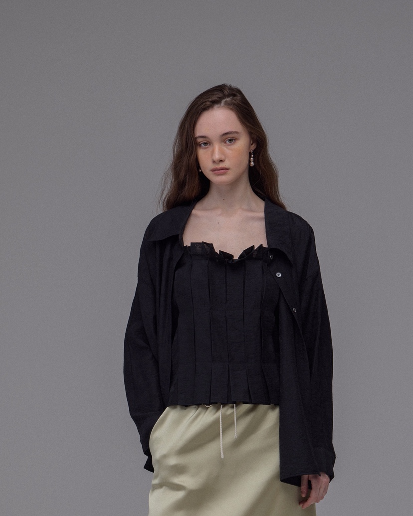 MILUI韓國直郵女士新品熱賣推薦人氣時尚26春夏襯衫蕾絲衫MILUI襯衫/蕾絲衫