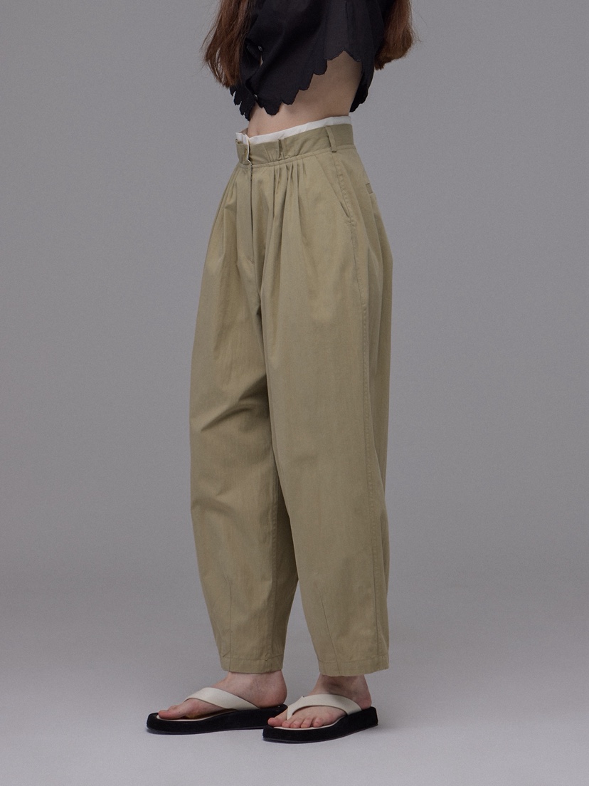 MILUI韓國代購女裝新款熱賣休閑人氣推薦時尚職業26春夏休閑褲MILUI休閑褲