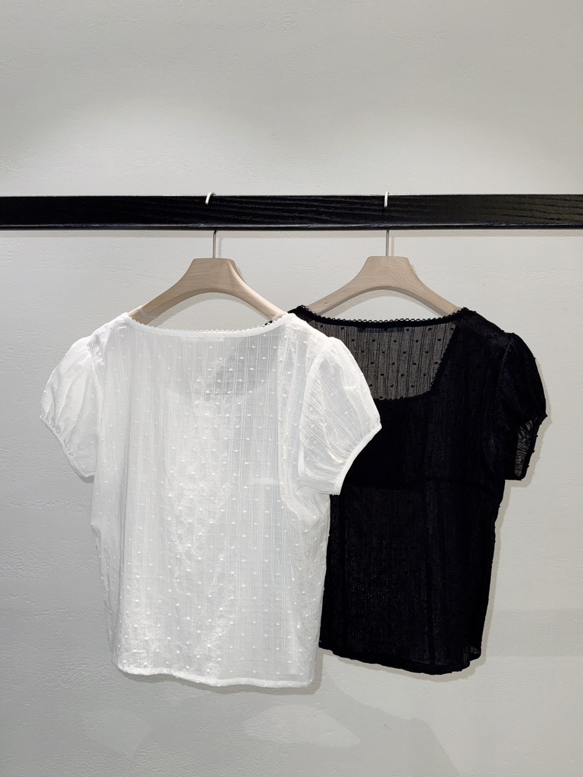 NDE韓國直郵女士新款時尚人氣推薦職業休閑襯衫蕾絲衫蕾絲BOHEME_NDE襯衫/蕾絲衫