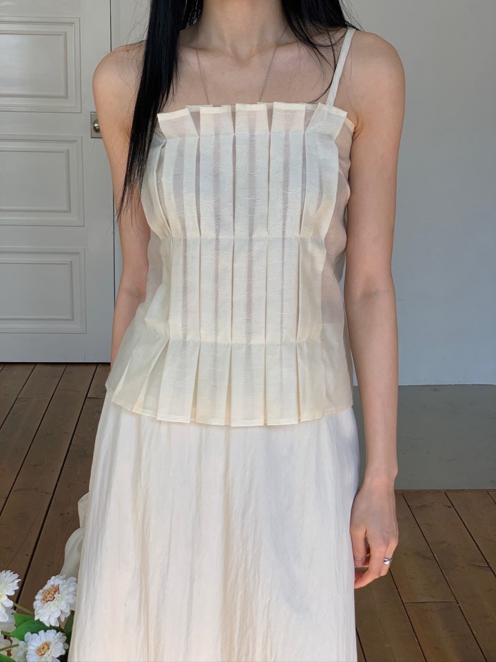 MILUI韓國東大門直郵女裝新品26春夏職業熱賣休閑吊帶背心MILUI吊帶/背心