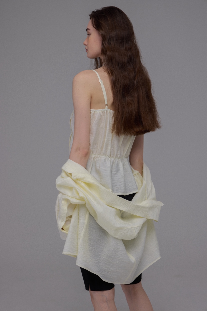 MILUI韓國東大門直郵女裝新品26春夏職業熱賣休閑吊帶背心MILUI吊帶/背心