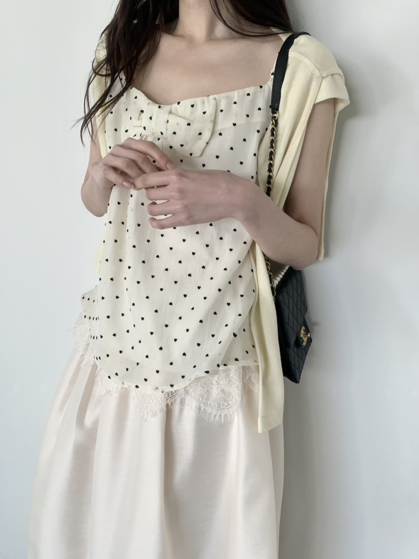 LE AVE韓國直郵實拍女士新品休閑職業熱賣人氣吊帶背心緞LE AVE吊帶/背心