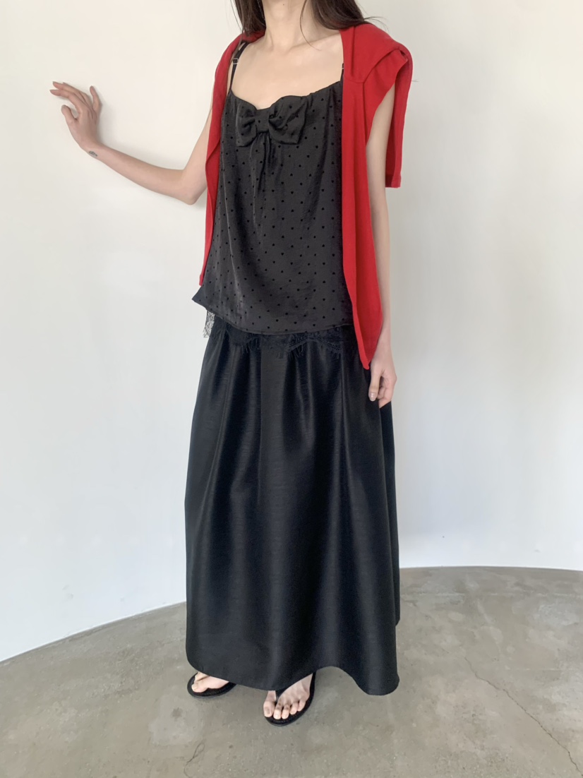 LE AVE韓國直郵實拍女士新品休閑職業熱賣人氣吊帶背心緞LE AVE吊帶/背心