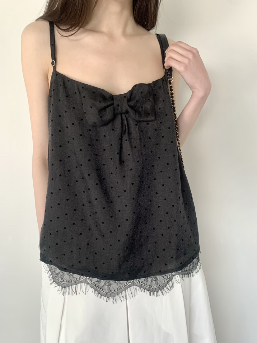 LE AVE韓國直郵實拍女士新品休閑職業熱賣人氣吊帶背心緞LE AVE吊帶/背心