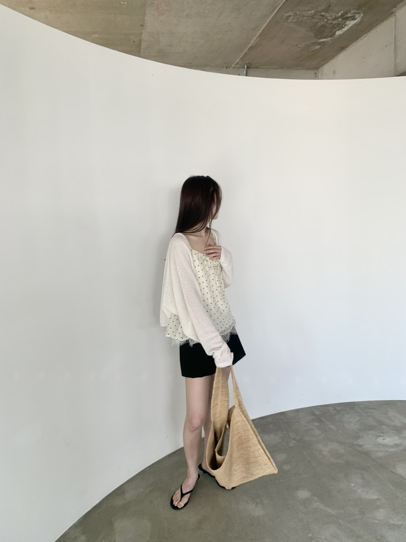 LE AVE韓國直郵實拍女士新品休閑職業熱賣人氣吊帶背心緞LE AVE吊帶/背心