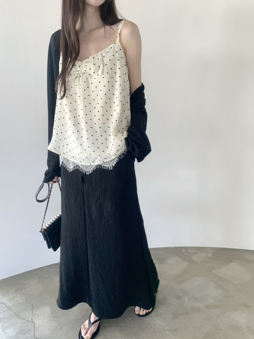 LE AVE韓國直郵實拍女士新品休閑職業熱賣人氣吊帶背心緞LE AVE吊帶/背心