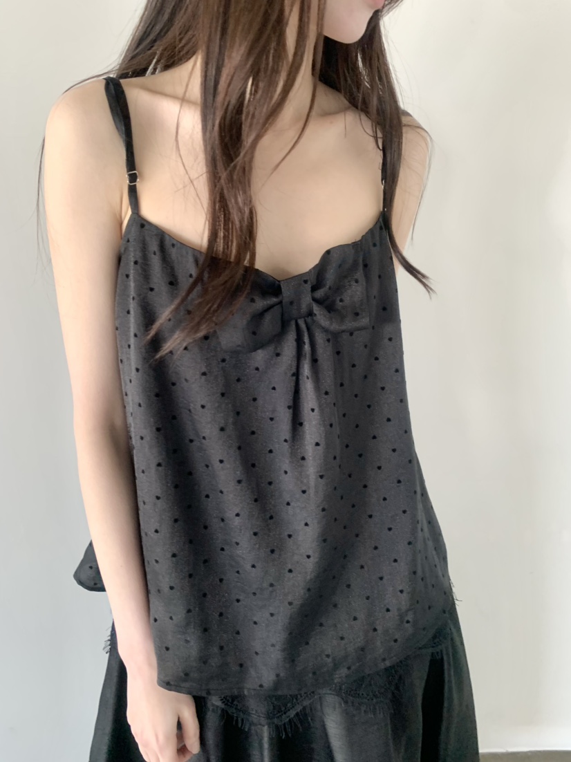 LE AVE韓國直郵實拍女士新品休閑職業熱賣人氣吊帶背心緞LE AVE吊帶/背心