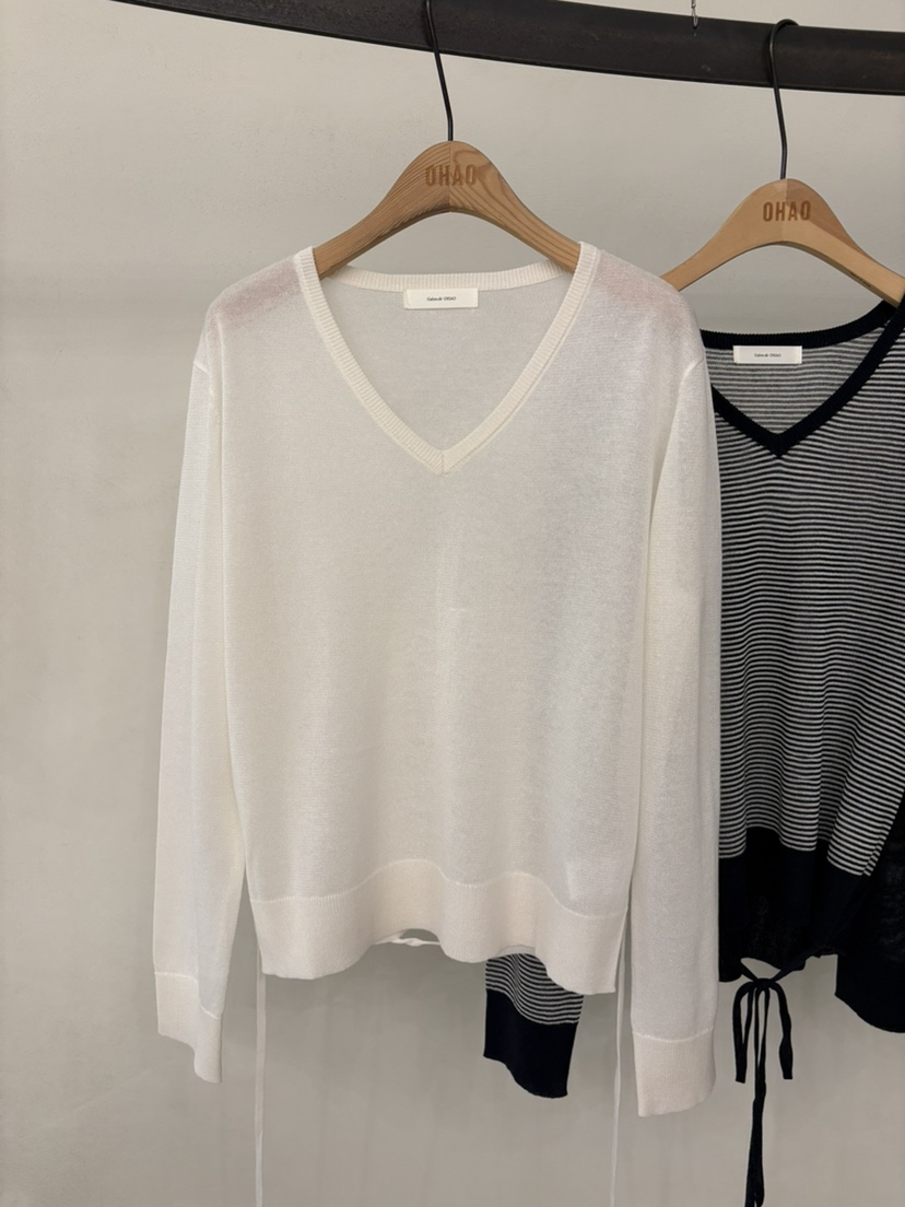 OHAO韓國東大門直郵女裝新款職業推薦人氣時尚休閑針織衫OHAO/HA MONG針織衫圖色2