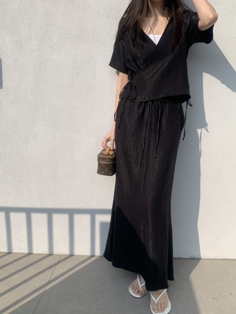 LE AVE韓國東大門代購女士新款熱賣時尚26春夏人氣推薦長裙LE AVE長裙