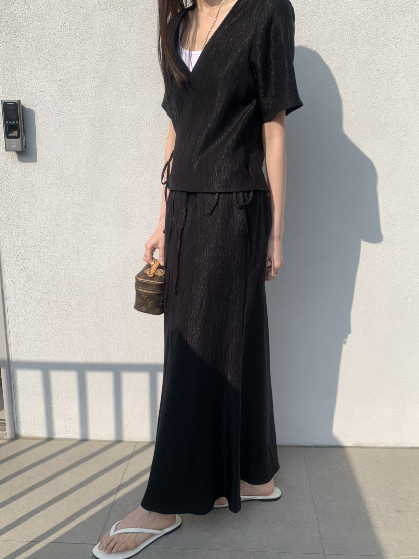 LE AVE韓國東大門代購女士新款熱賣時尚26春夏人氣推薦長裙LE AVE長裙