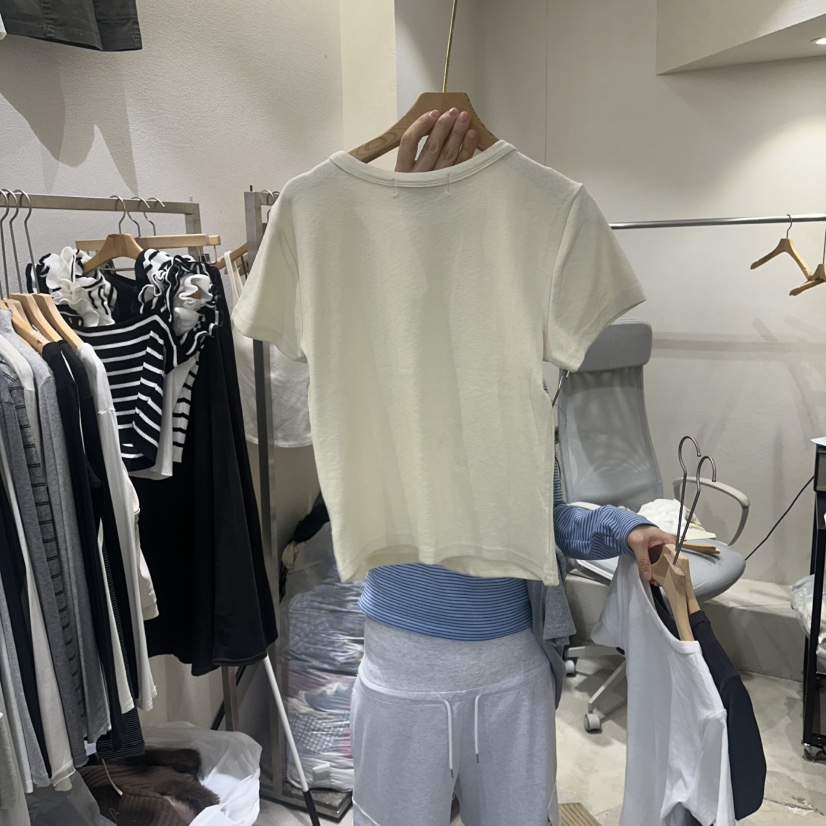 HIPTIQUE韓國直郵女裝新款熱賣推薦時尚26春夏職業休閑T恤HIPTIQUET恤