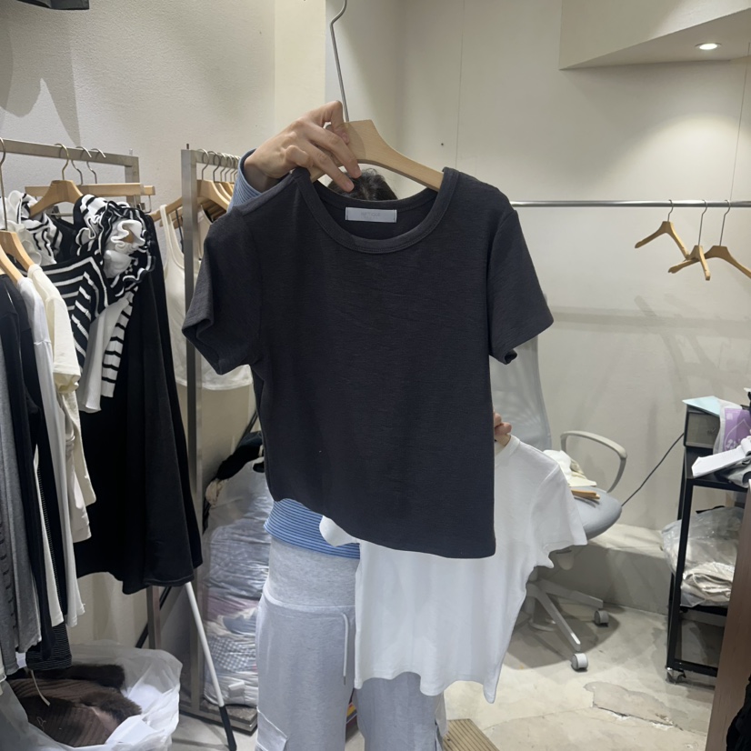 HIPTIQUE韓國直郵女裝新款熱賣推薦時尚26春夏職業休閑T恤HIPTIQUET恤圖色3